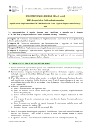 raccomandazioni igiene mani - Università degli Studi di Udine