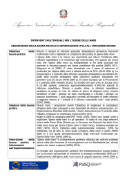 Interventi multimodali per l`igiene delle mani