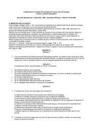 Costituzione e compiti dei comitati per il buon uso del sangue