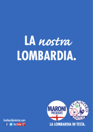 LA LOMBARDIA IN TESTA.