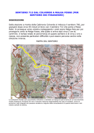 sentiero 712 dal colverde a malga fosse (per sentiero dei finanzieri)