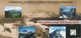 Visite guidate ai luoghi della Grande Guerra