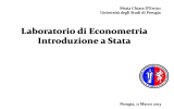 dott.ssa Maria Chiara D`Errico-Laboratorio di Stata