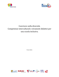 Convivere nella diversità. Competenze interculturali e