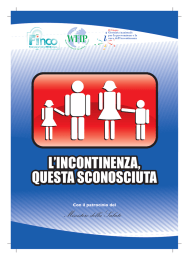 l`incontinenza, questa sconosciuta