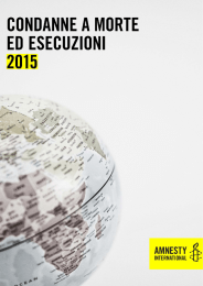 Scarica il rapporto completo sulla pena di morte nel 2015