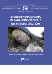 Eventi di piena e frana in Italia settentrionale nel periodo 2002-2004