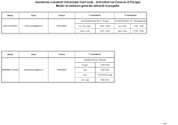 Assistenza a studenti Universitari fuori sede