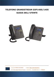 telefono grandstream gxp1400/1405 guida dell`utente