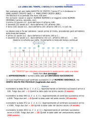 LINEA DEL TEMPO-SECOLI