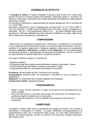 CONSIGLIO DI ISTITUTO