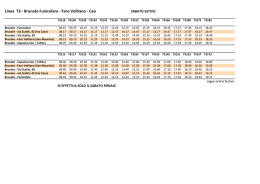 Linea T3 - Brunate Funicolare - Faro Voltiano - Cao