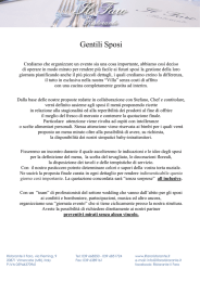 Gentili Sposi - Ristorante il Faro