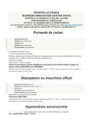 Lavoro - Comune di Pizzale