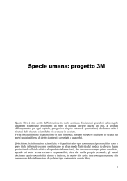 Specie umana: progetto 3M