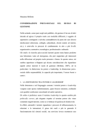 AUTORITA` POTERE E LEGITTIMAZIONE INTERSOGGETTIVA