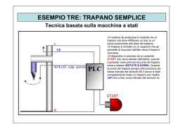 ESEMPIO TRE: TRAPANO SEMPLICE