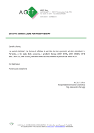 Gentile cliente, La società BIONAP, ha deciso di affidare la vendita