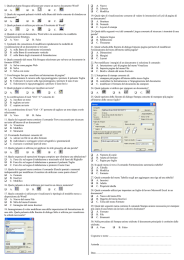 1. Quale pulsante bisogna utilizzare per creare un nuovo