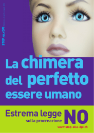 essere umano - Stop alla DPI