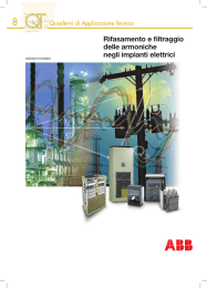 Rifasamento e filtraggio delle armoniche negli impianti elettrici