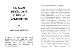 le armi bresciane - Pierantonio Bolognini