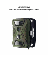 USER`S MANUAL Most Cost-effective Scouting Trail Camera