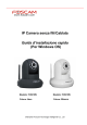 IP Camera senza fili/Cablata Guida d`installazione rapida (Per