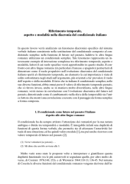 Riferimento temporale, aspetto e modalità nella diacronia del