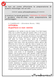 VITTORIA: Aspettare e non venire