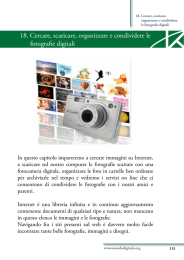 18. Cercare, scaricare, organizzare e condividere le fotografie digitali