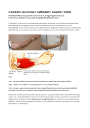 EPICONDILITE: MA CHE COSA E` ESATTAMENTE ? DIAGNOSI E