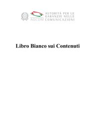 Libro Bianco sui Contenuti