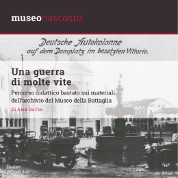 Una guerra di molte vite museonascosto