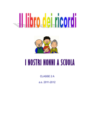 i nonni a scuola…. - 1° Circolo di Quarto