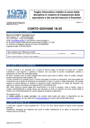 conto giovane 18-25