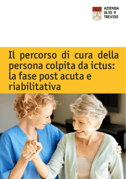 Il percorso di cura della persona colpita da ictus