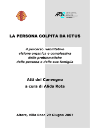 la persona colpita da ictus