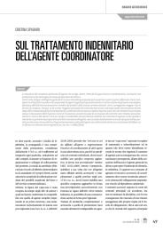 sul trattamento indennitario dell`agente