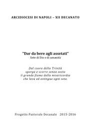 "Dar da bere agli assetati"