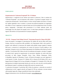 DICA ONLUS REPORT ATTIVITA` 2015