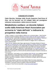 un docente italiano scelto dalla American Heart Association per