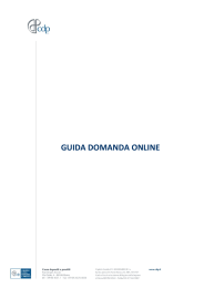 guida domanda online - Cassa depositi e prestiti spa