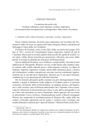 un antieroe dai molti volti. Giuliano a bisanzio come