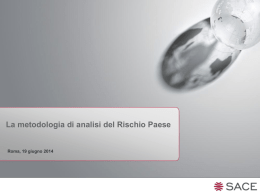 L`analisi del rischio Paese