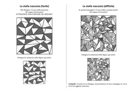 La stella nascosta (facile) La stella nascosta (difficile)