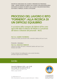 processo del lavoro e rito “fornero”: alla ricerca di un difficile equilibrio