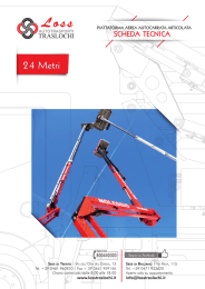 scheda tecnica piattaforma aerea 24 metri