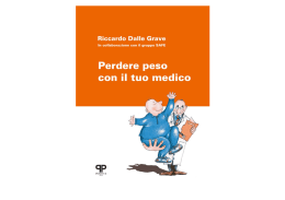 scarica il pdf - manuale "perdere peso con il tuo medico"