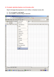 4) Eventuale ripristino funzione excel (trascina celle)